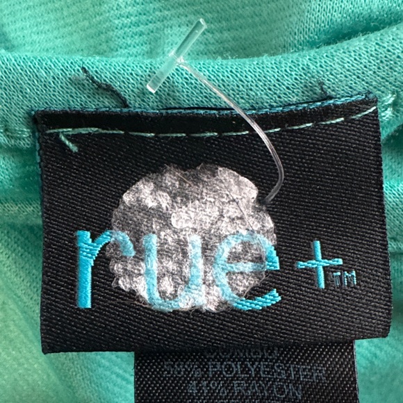 Chevron Pattern Maxi Dress - Teal, Coral, Navy - Picture 10 of 11